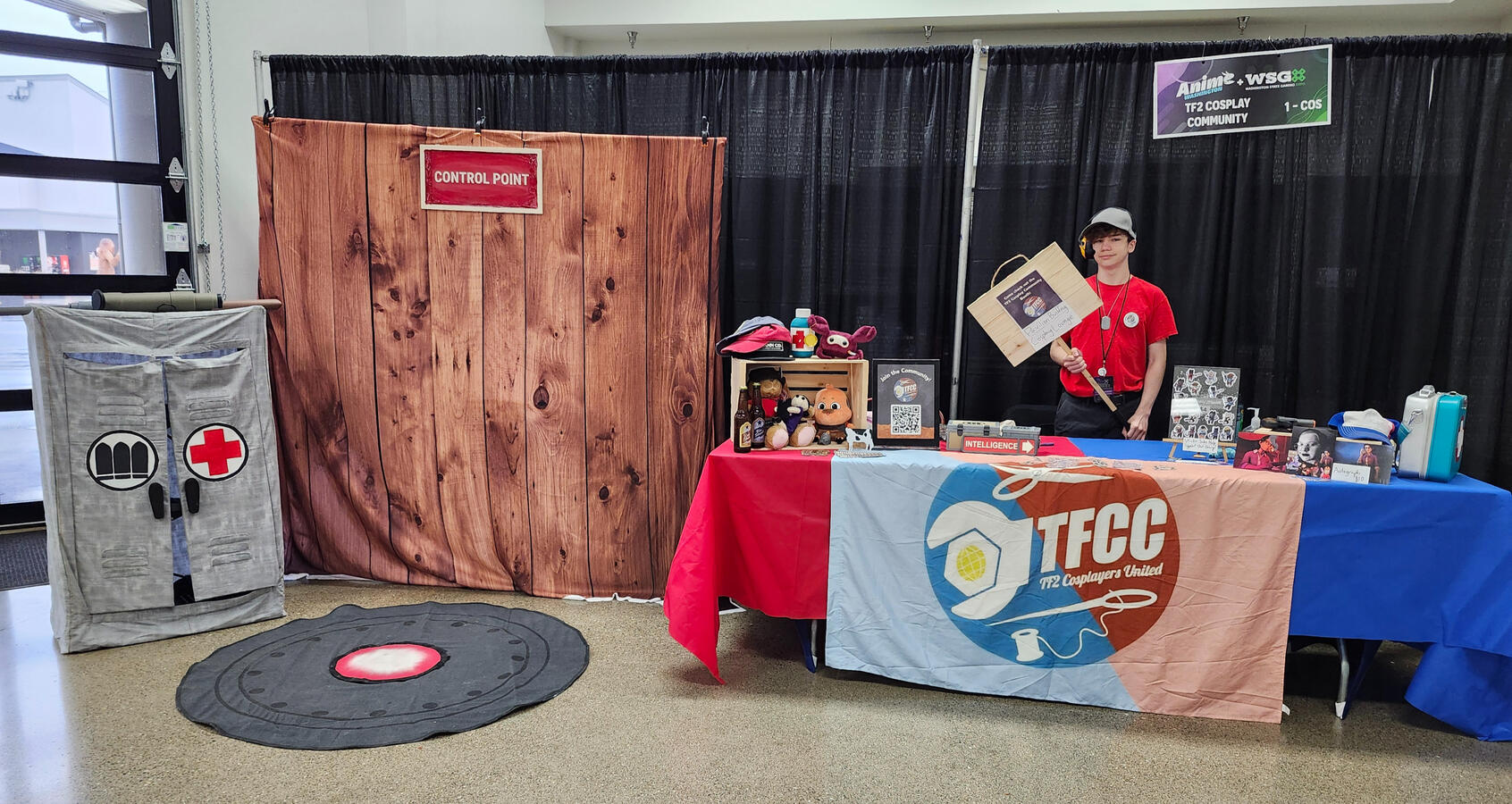 Our booth at Washington State Gaming Expo 2026