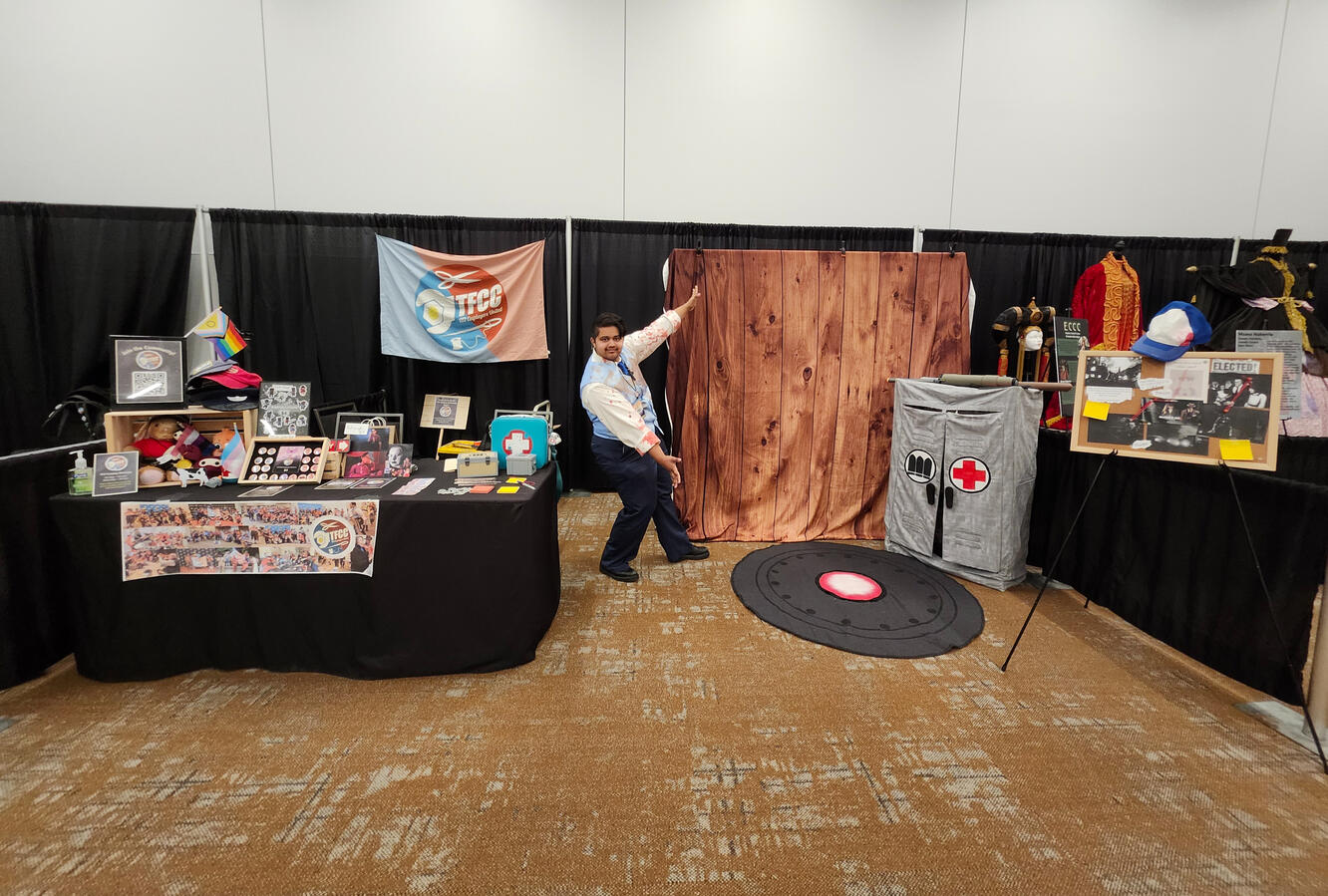 Our booth at Emerald City Comic Con 2026
