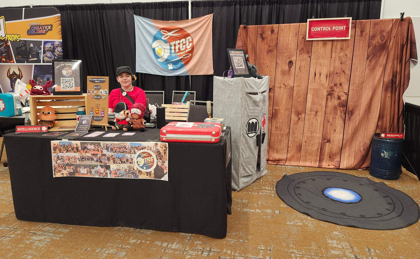 Our booth at ECCC 2025